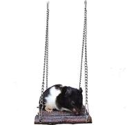 Petite Balançoire En Bois Pour Hamsters, Exercice D'équilibre, Planche Suspendue, Cage, Hamac Suspendu, Lit En Bois, Aire De Jeux Pour Hamsters