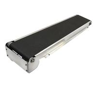 Petite bande transporteuse en acier inoxydable à vitesse réglable pour chaîne de montage - Système de transport de produits électriques, parfait pour des solutions de téléportation efficaces