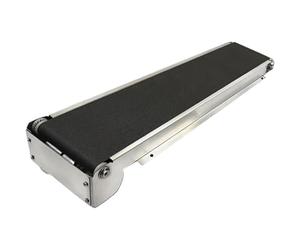 Petite bande transporteuse en acier inoxydable à vitesse réglable pour chaîne de montage - Système de transport de produits électriques, parfait pour des solutions de téléportation efficaces