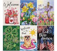 Petite bannière Printemps, été, amours, Saint-Patrick, 4 juillet Petit