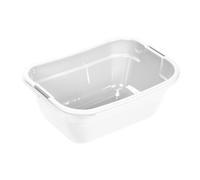 Petite bassine à linge en plastique 23 litres - Blanc