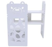 Petite Bibliothèque de Bureau Blanche en Pvc, Organiseur de Fichiers | Étagère de Table pour Bureau, Rangement de Courriers et Dossiers, Décoration Maison, Format Compact