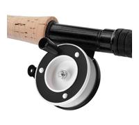 Petite bobine de pêche - Mini roue rotative à glace, main facile à remplacer, système de résistance à l'air lisse pour une utilisation à froid | Pour boutis, enchères, captures, voyages en extérieur