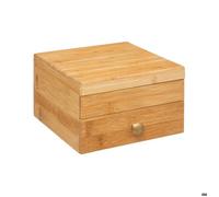 FIVE Simply Smart Boîte à bijoux Jangal Bambou 15 cm Naturel Beige G