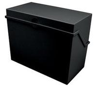 Petite boîte à fiches 'the index' A5 paysage, rouge