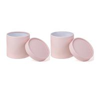 Petite boîte à fleurs colorée pour bouquet de fleurs - Tube de papier d'emballage - Seau pour arrangements floraux et support