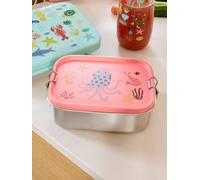 Petite boîte à goûter en inox CORAL OCEAN rice avec séparateur, 800 ml blush TU