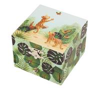 Trousselier - Boîte à bijoux musicale pour enfant Thème Savane - Musique La Belle au Bois Dormant