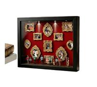 Petite Boîte à Ombres de Musée à Faire Soi-Même, Souvenir Personnalisé À Créer Soi-Même, Mini Cadre D'Exposition pour Musée, pour Anniversaire Fête Maison Appartement Ferme Hôtel Dortoir