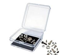Petite Boîte À Outils | Organisateur Magnétique Portable Résistant à la Poussière | Coffret de Rangement pour Mèches, Boulons et Écrous | pour Vis Écrous Rondelles Goupilles Douilles Quincaillerie Gar