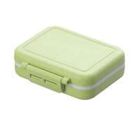 Petite boîte à pilules - Pilulier de poche, étui pour tablette pour le bien-être quotidien, récipient à trois fentes avec design résistant l'humidité, accessoire de santé, support stockage d'huile poi