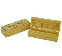 Petite boîte à rouler en bois pour cigarettes