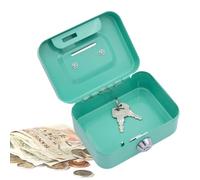 Petite boîte à verrou - Boîte à monnaie pour économiser de l'argent | Vaste application - Tirelire en métal portable pour et adultes - Collection de pièces de monnaie