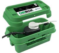 Petite boîte de connexion électrique extérieure étanche IP55 25,5 x 14,1 x 10,2cm-Boîtier pour cordon d'alimentation pour lumières de Noël,minuteries,rallonges,câbles,bobines