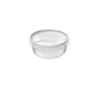 Petite Boîte de conservation ronde herbes fraîches 150 ml - Transparent