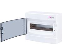 Petite boîte de distribution en saillie IP40 1 rangée vers 12 modules 1 x 12 porte transparente pour installation de séchoir dans la maison