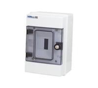 Petite boîte de distribution pour pièces humides avec serrure RH 4/Z IP65 AP 4439