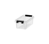 Petite Boîte de rangement pour Perles Trombones 0,3 litres - Clips Noirs