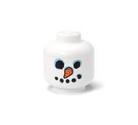 Room Copenhagen "Tête de rangement LEGO ""Snowman"", petite, Boîte de rangement"