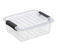 Petite Boîte de Rangement Transparente 1,5 litre Home Box - Transparent