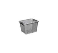 Petite Boîte de Rangement Transparente 3 litres - Gris