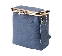 Petite boîte de rangement vintage en cuir pour bijoux, boucles d'oreilles, bagues, clés, rouge à lèvres, étui essentiel pour collier, b, Taille unique