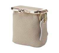 Petite boîte de rangement vintage en cuir pour bijoux, boucles d'oreilles, bagues, clés, rouge à lèvres, Elephant Gris, Taille unique