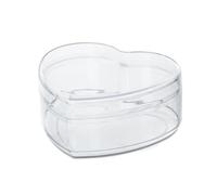 Petite boîte décorative en acrylique transparent avec couvercle pour ranger des bijoux, des pilules, des bonbons avec couvercle