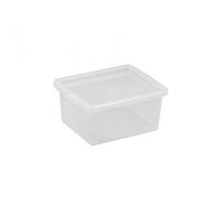 Petite boite empilable transparente avec couvercle Basic Box - 2,3 Litres