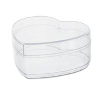 Petite boîte en acrylique transparent avec couvercle - Boîte de rangement décorative pour bijoux, pilules, bonbons