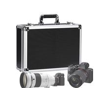 Petite boîte en aluminium, mallette en aluminium, mallette de l'outil, boîte à outils vide, boîte à outils, mallette d'outil en avec mousse en, mallette