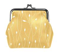 Petite Boucle Porte-Monnaie sans Couture Motif Floral Pochette Kiss-Lock Fermoir Changement Porte-Monnaie Portefeuilles