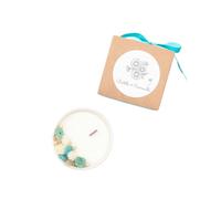 Petite bougie fleurs séchées polynésie