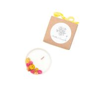 Petite bougie fleurs séchées toscane