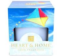 Petite bougie heart and home gardénia, iris et camomille BLANC G