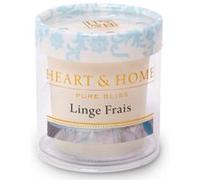 KONTIKI Petite bougie heart and home linge frais - Durée de combustion: jusqu'à 15 heures Multicolore