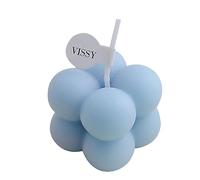 Petite bougie parfumée en forme de mini cube de cire pour la maison, la chambre à coucher, le mariage, le festival, la décoration de fête, décoration esthétique, cube à bulles