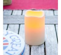 Petite Bougie Pilier LED pour Extérieur à Piles
