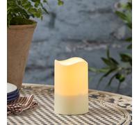 Petite Bougie Pilier Solaire d’Extérieur de 11 cm