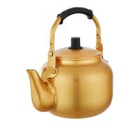 Petite bouilloire aluminium pour barbecue et à la maison | Chauffe-eau léger pour poêle et feu de camp ouvert