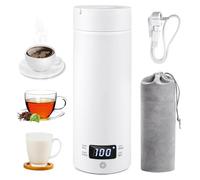 Petite bouilloire de voyage, 500 ml, en acier inoxydable 316, arrêt automatique, chauffage rapide pour le thé et le café, compacte pour les voyages