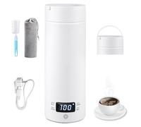 Petite bouilloire de voyage, 500 ml, en acier inoxydable 316, portable, avec arrêt automatique, pour les voyages, le camping