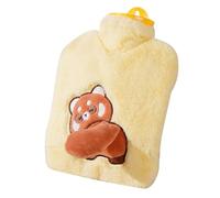 Petite bouillotte - Bouillotte en peluche de 900 ml - Grande capacité - Compresse douce et chaude - Sac d'eau chaude pour , hommes et femmes