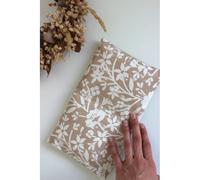 Petite bouillotte -fleurs beige