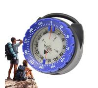 Petite boussole, équipement de plongée essentiel pour la plongée, boussole de collier d'équipement de plongée | Boussole de plongée rayonnante Fenêtre de direction fiable Boussole magnétique