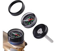 Petite boussole pour vélo | Boussole pour casque de vélo pour vélo, outil de navigation extérieur flexible multifonctionnel petit outil de survie pour véhicule électrique