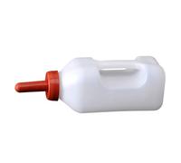 Petite bouteille d'alimentation en agneau - Nourriture pour veaux de chèvre | Mamelon en silicone en caoutchouc naturel doux avec échelle en relief