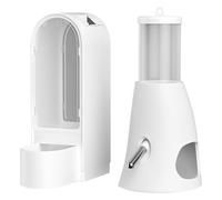 Petite bouteille de nutrition pour animaux de compagnie - Ensemble complet de distributeur d'eau d'hydratation, accessoires essentiels pour l'habitat, système de bol à vaisselle pour hamster nain, ger