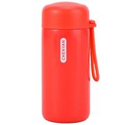 Petite bouteille d'eau 150 ml en acier inoxydable, petite bouteille portable avec poignée de transport, isolation sous vide anti-fuite pour boissons chaudes et froides, travail, voyage, pamplemousse