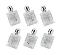 Petite bouteille d'eau bénite moelleuse de 15 ml - Design carré - Affichage de la pratique de la prière catholique pour utiliser de l'eau bénite catholique
